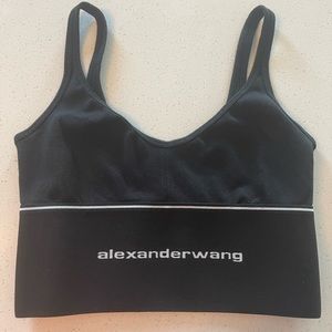 Alexander wang elastic bra can be worn as a shirt as well only worn once
